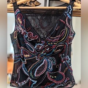 Naeem Khan beaded top